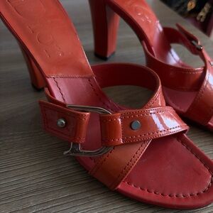 Dior Women's Patent Leather Red Heels